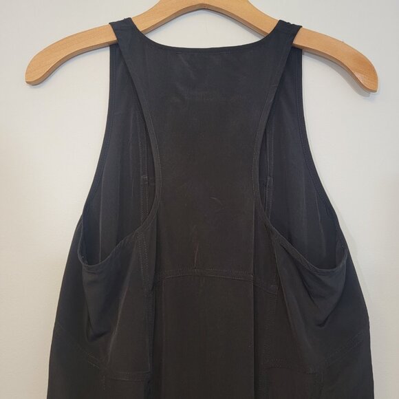 KENNETH COLE New York Ladies Sz Smal‎ Black Sleeveless Maxi-Dress Assymetric EUC - Picture 6 of 8